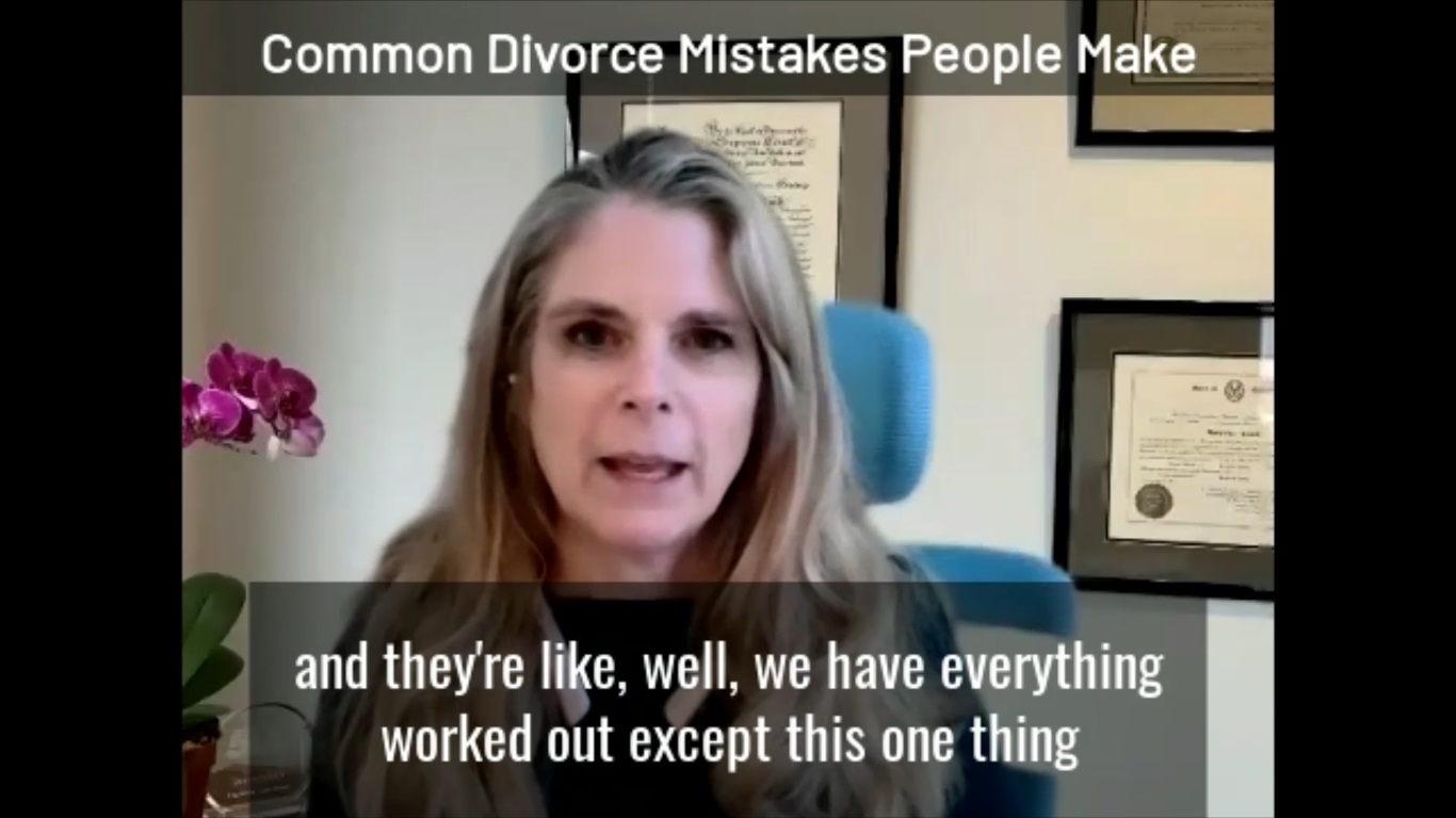 Common Divorce Mistakes